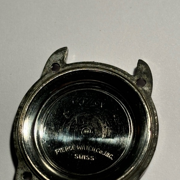 Pierce 1940s WWII Parashock Waterproof antimagnetic Fab Suisse, Swiss Made - Picture 5 of 7